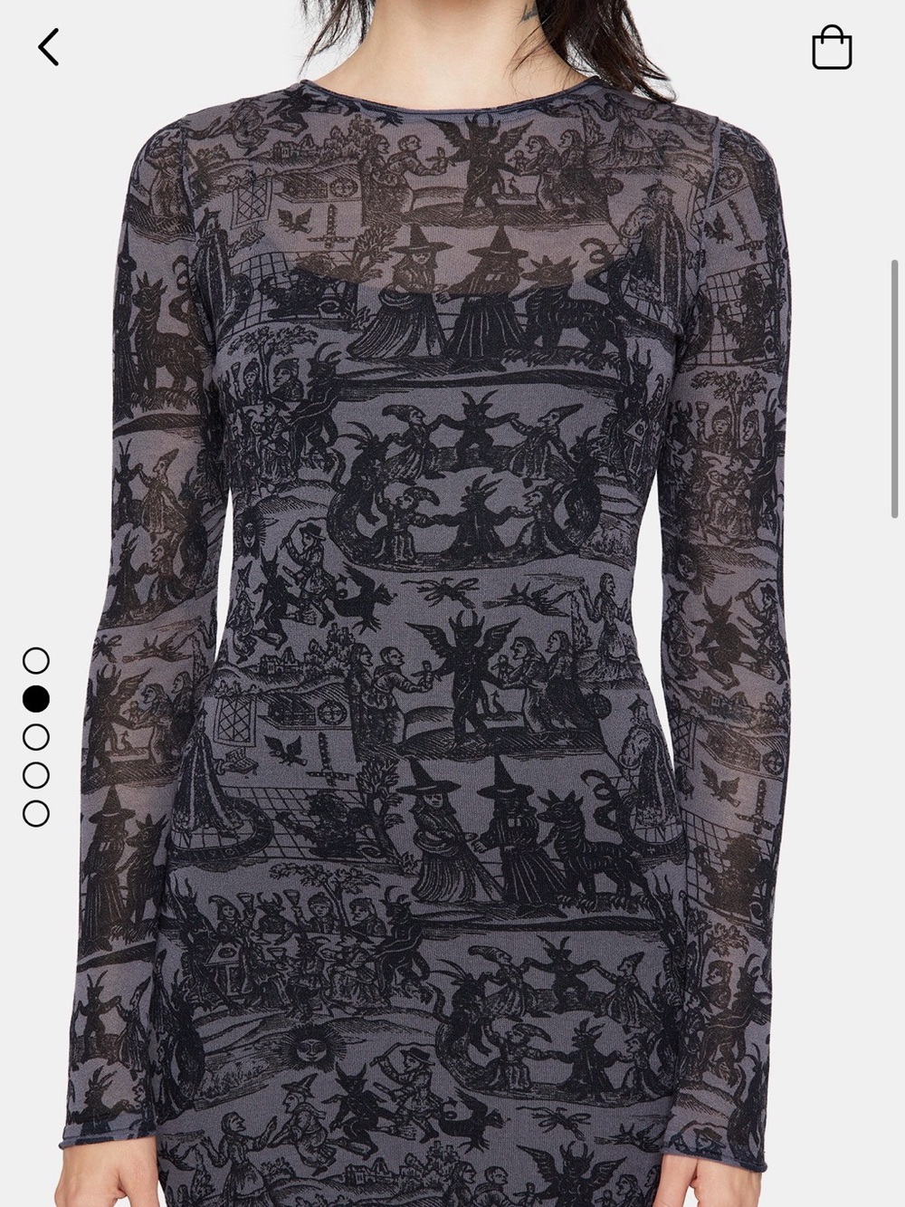 Disturbia Enchanted Witch Maxi Dress - Picture 2 of 6